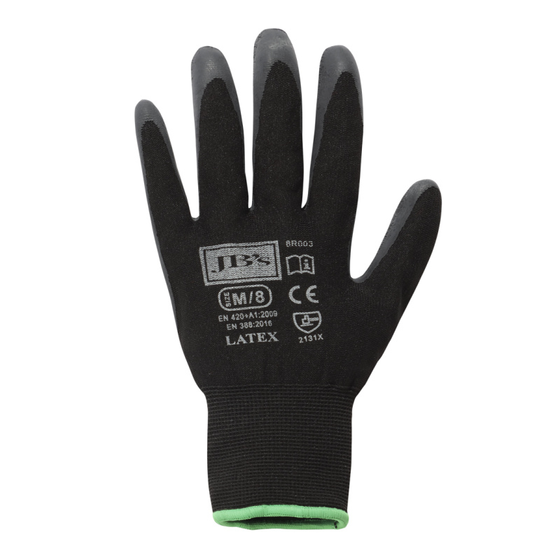 JB's Black Latex Glove (12 pack)