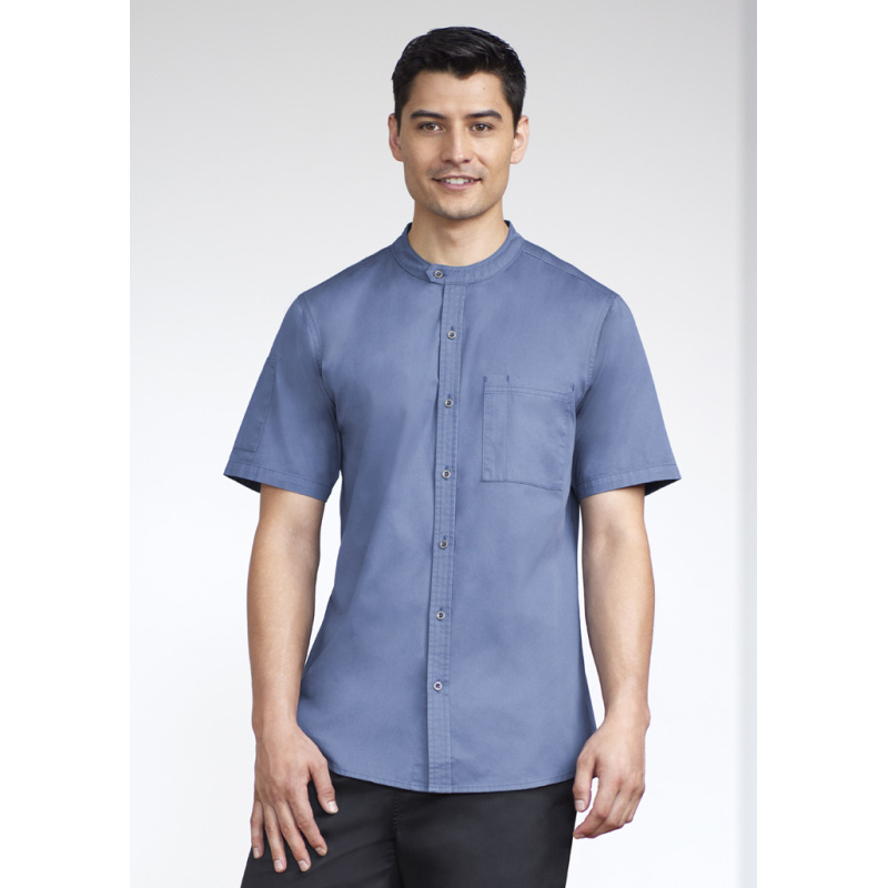 Mens Salsa Short Sleeve Chef Shirt