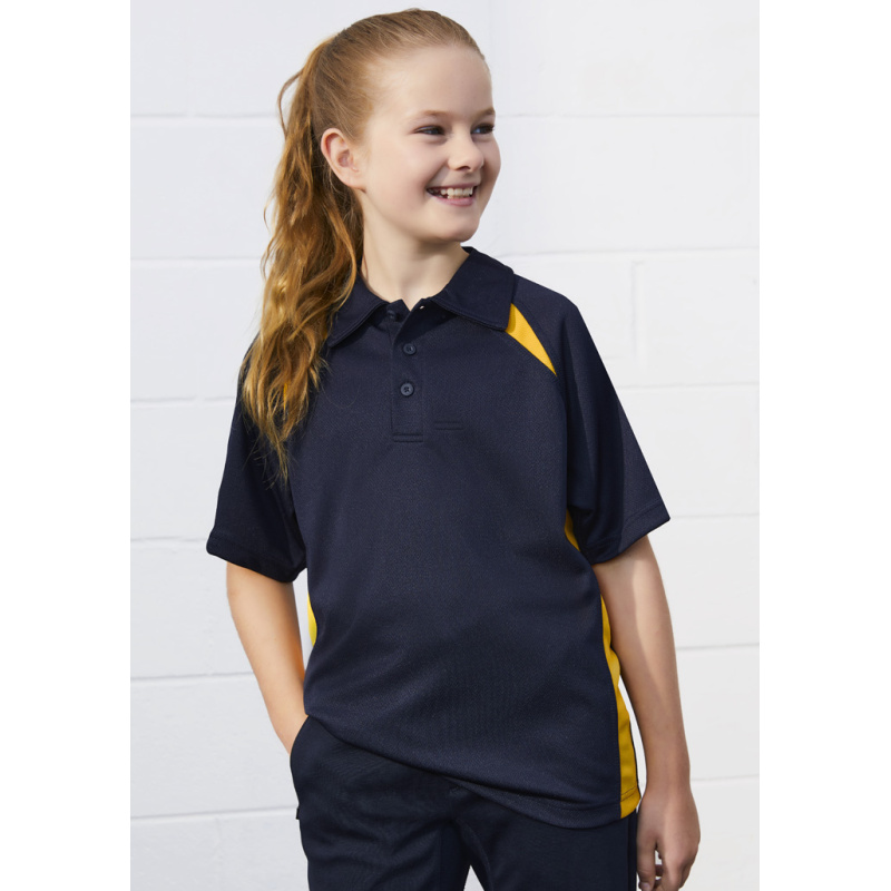 Kids Splice Short Sleeve Polo
