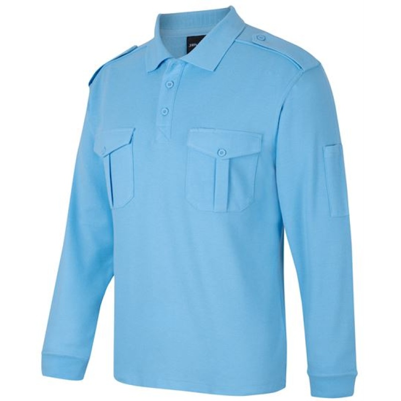 JB's L/S 250 Epaulette Polo