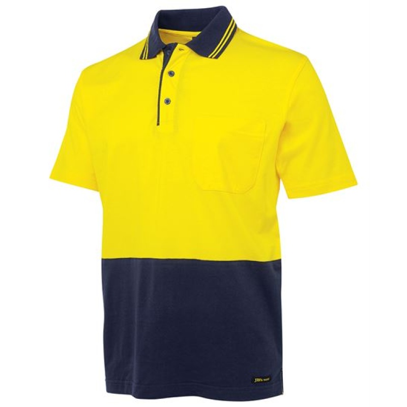 JB's Hi Vis S/S Cotton Polo