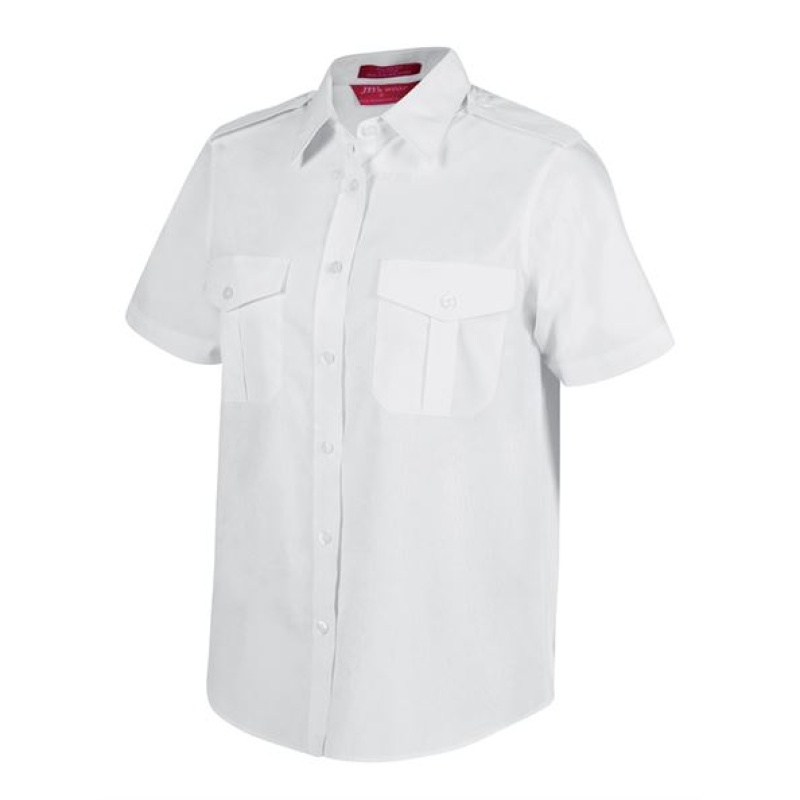 JB's Ladies S/S Epaulette Shirt
