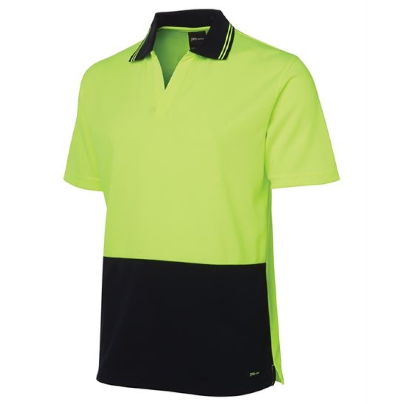 JB's Hi Vis S/S Non Button Polo