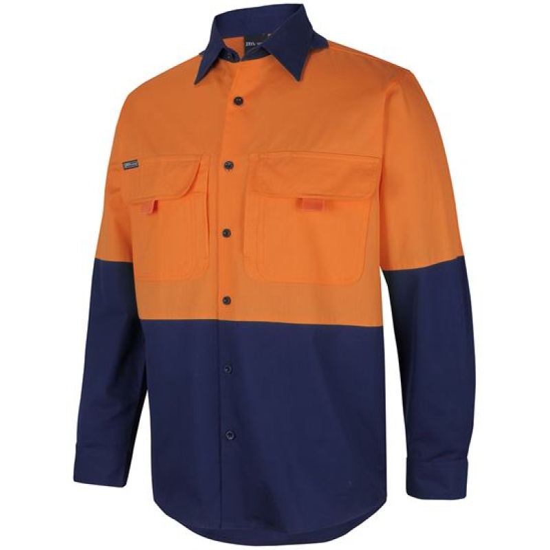 JB's Hi Vis Ripstop L/S Fishing Shirt