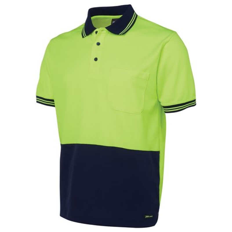 JB's Hi Vis S/S Cotton Back Polo