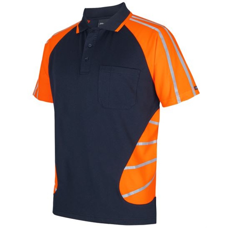 JB's Street Spider Polo with Reflective Stripes