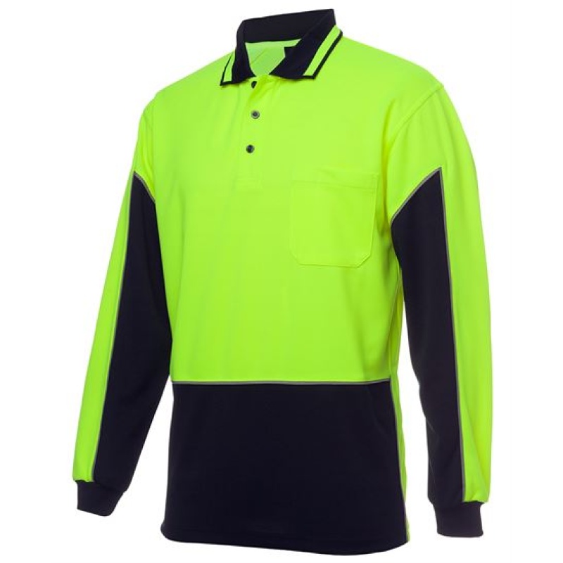 JB's Hi Vis L/S Gap Polo