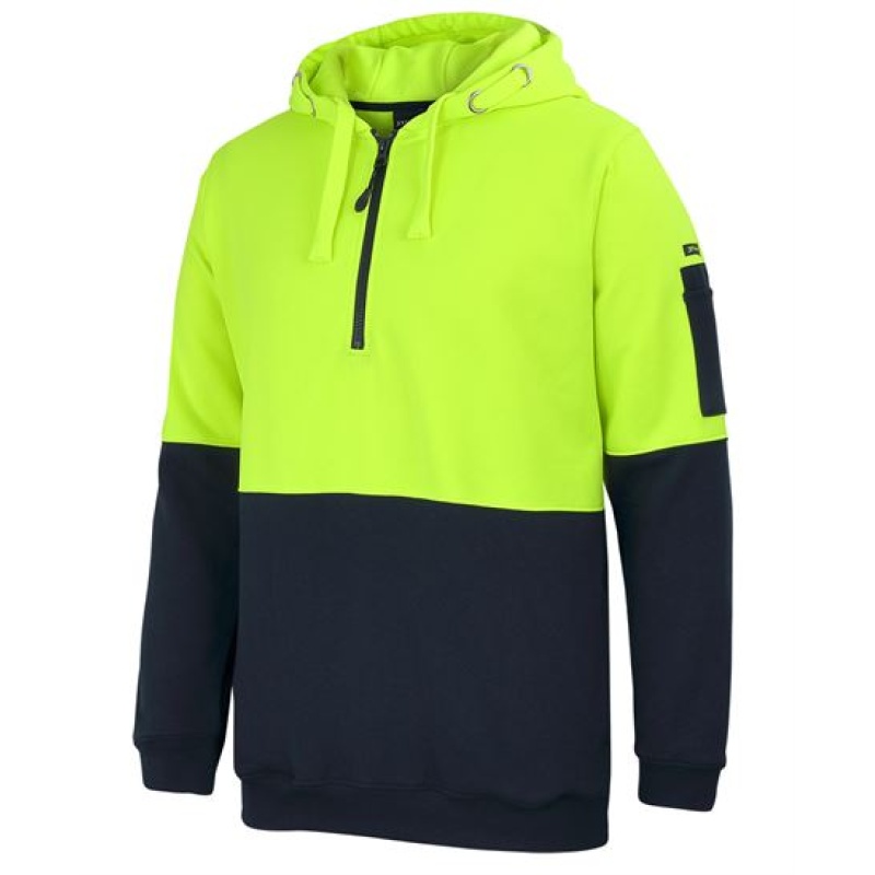 JB's Hi Vis 1/2 Zip Hoodie