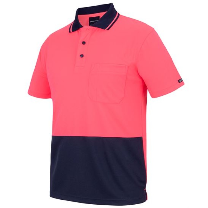JB's Adults and Kids Hi Vis Non Cuff Traditional Polo