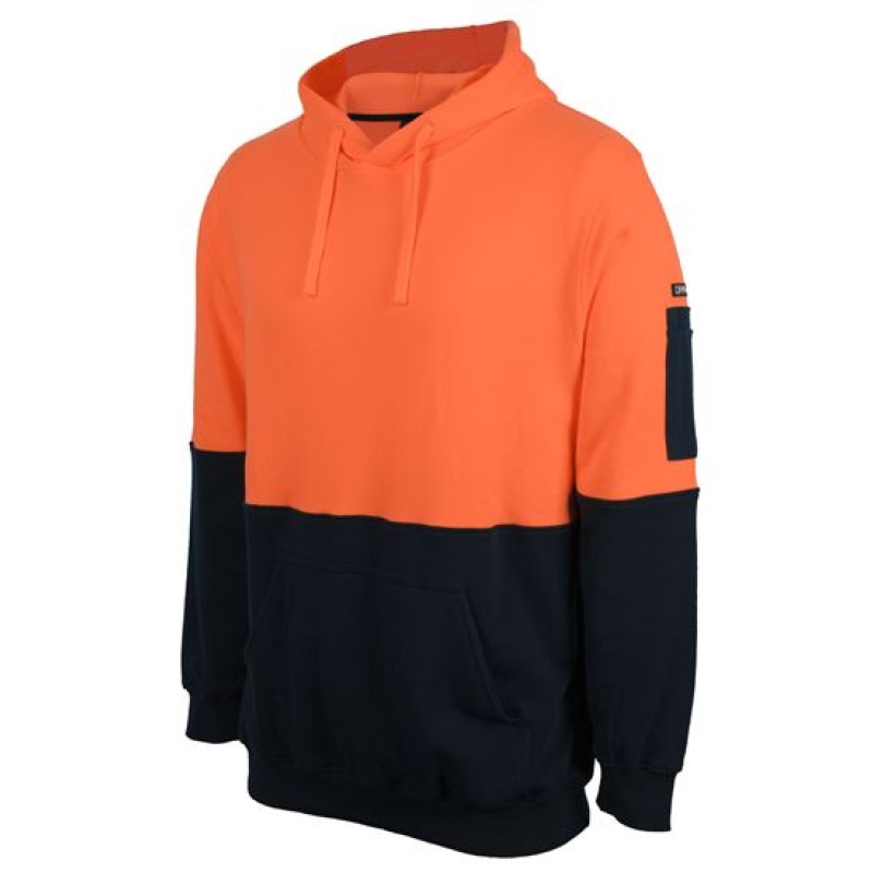 JB's Hi Vis 310 Cotton Pull Over Hoodie