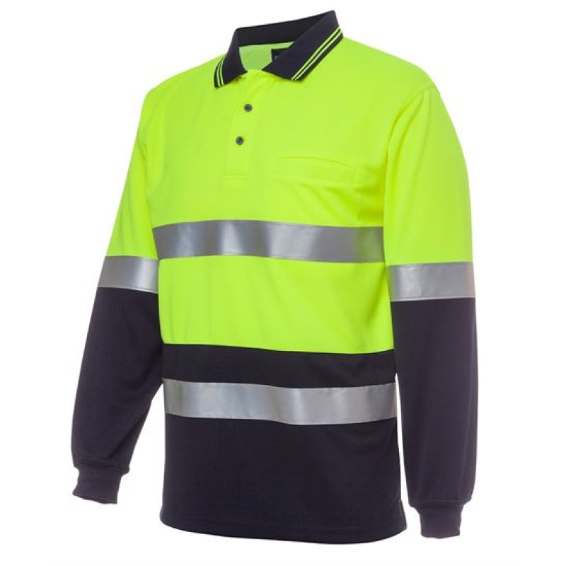 JB's Hi Vis L/S (D+N) Traditional Polo