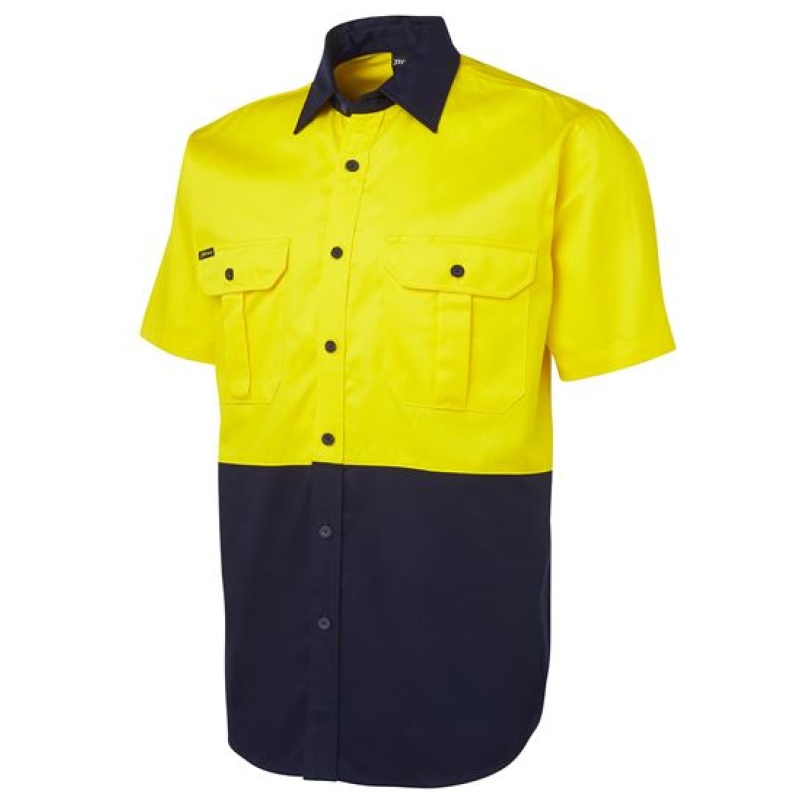 JB's Hi Vis S/S 190G Work Shirt