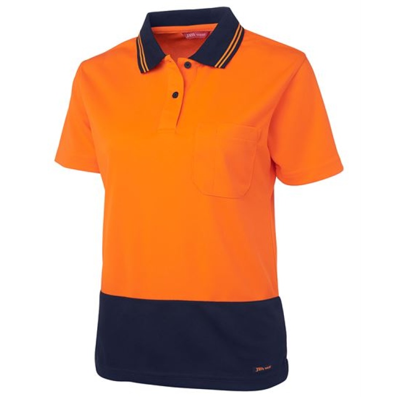 JB's Ladies Hi Vis S/S Comfort Polo