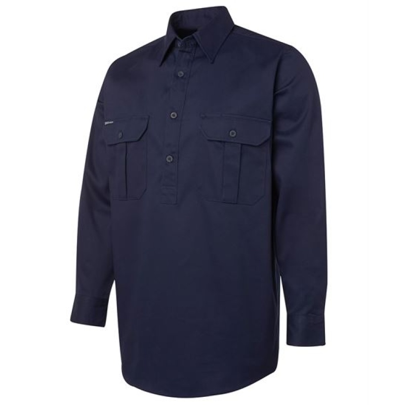 JB's Close Front L/S 190G Work Shirt