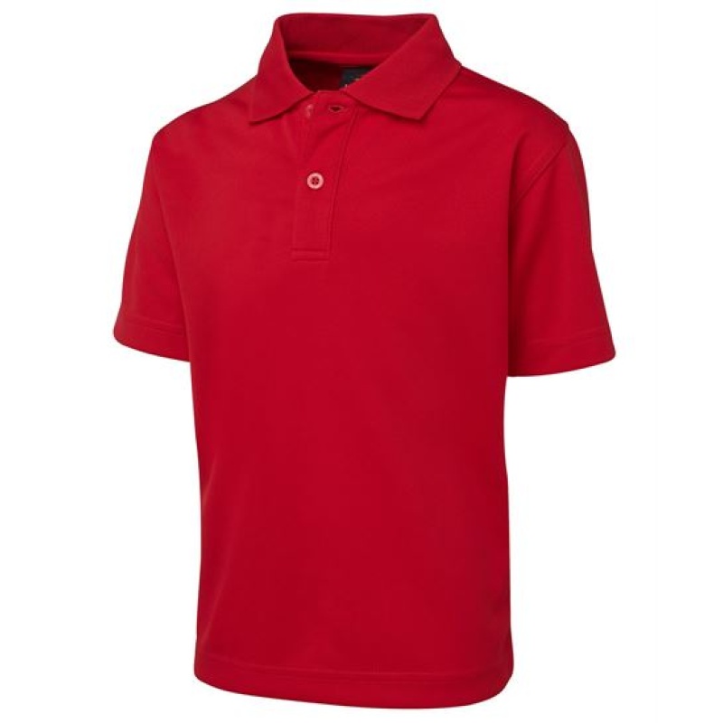 Podium Kids S/S Poly Polo