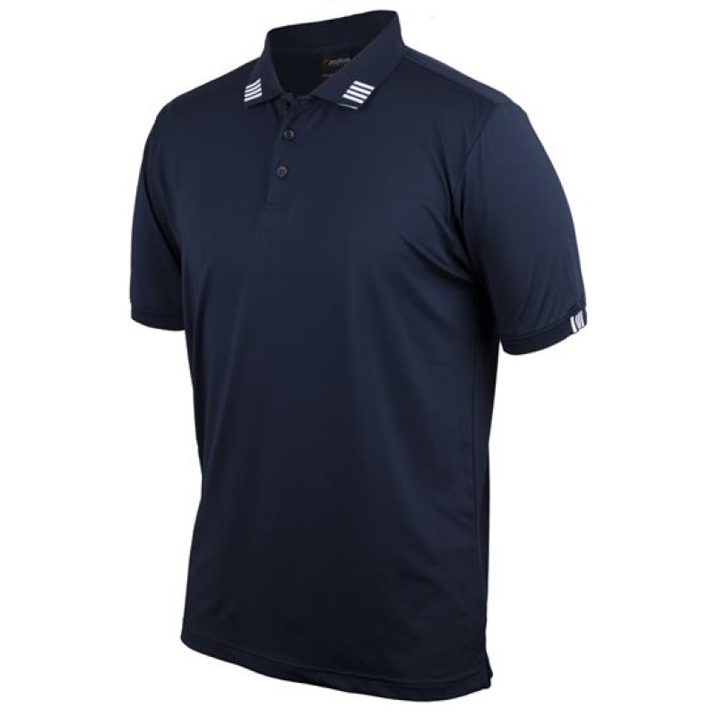 Podium 4 Stripe S/S Stretch Polo