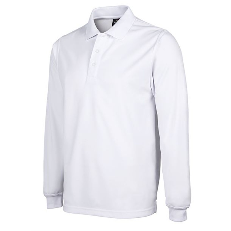 Podium Long Sleeve Poly Polo